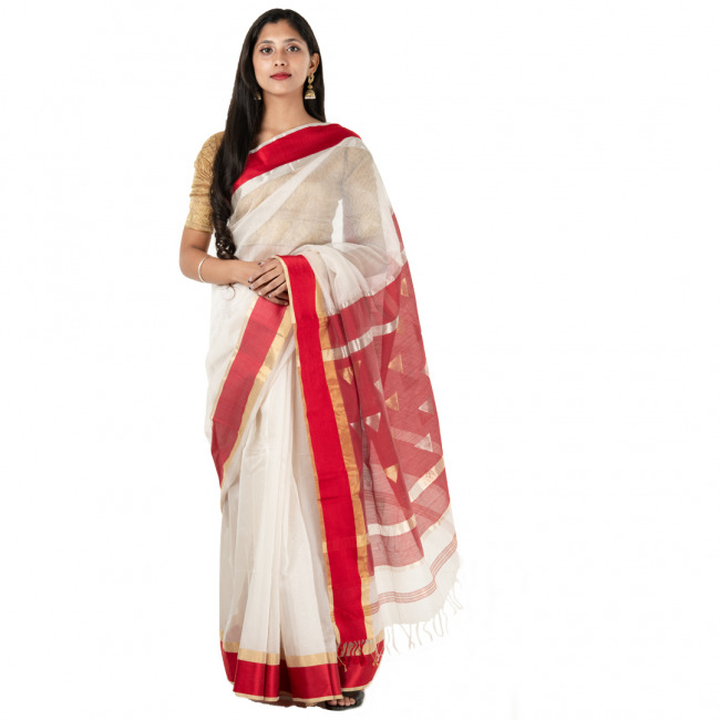 Handloom Antim Buta Saree