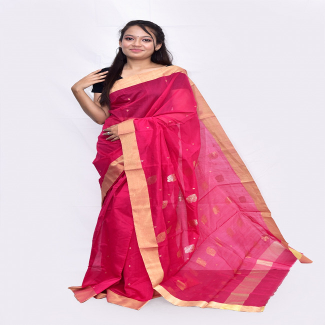 Tribes India Handwoven Silk Saree