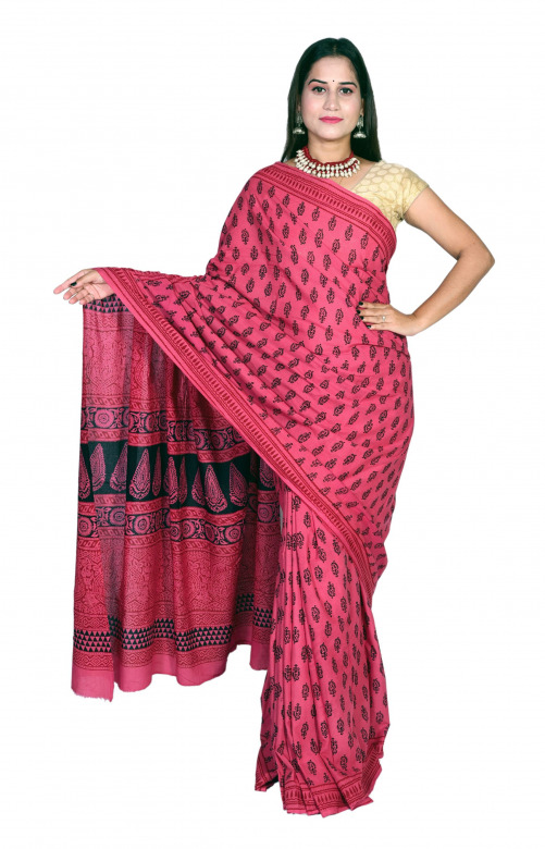 Tribes India Cotton Bagh Saree