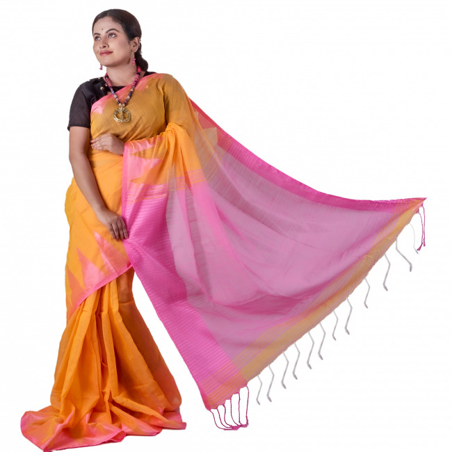 Handwoven Cotton Saree