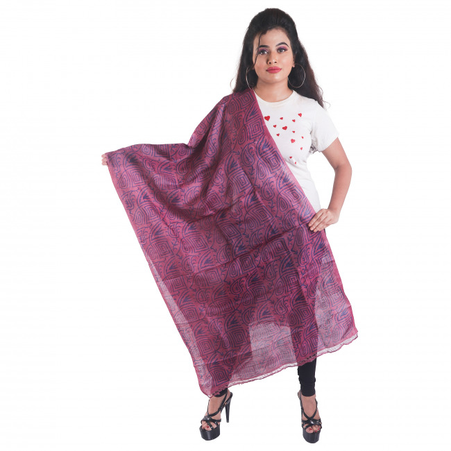 Tassar Printed Stole
