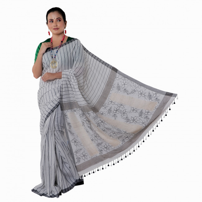 Kantha Saree Handloom Cotton