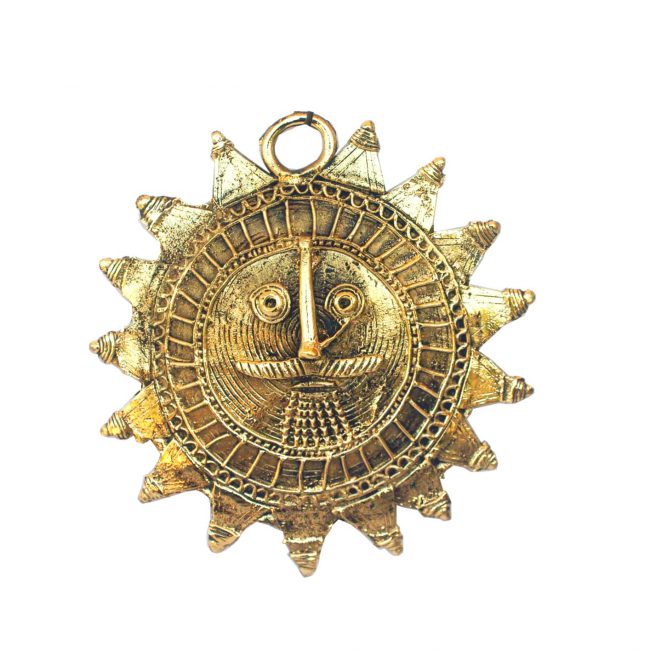 Handcrafted Dhokra Sun Mask