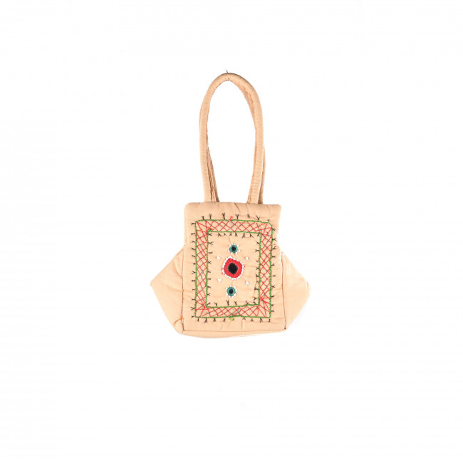 Tribes India Banjara Cell Cover Bag Standard Size Mustard Color