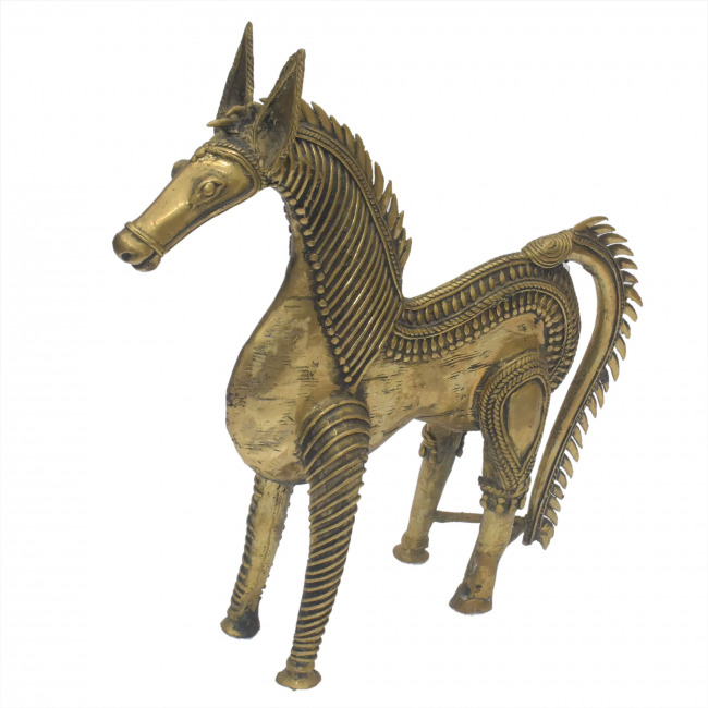 Handcrafted Horse Metal crafts Showpiece