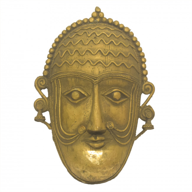 Handcrafted Metal Face Mask