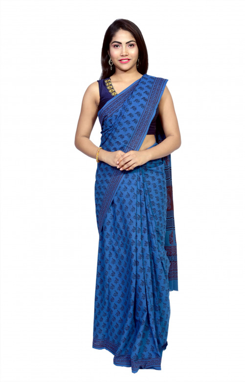 Tribes India Cotton Bagh Saree