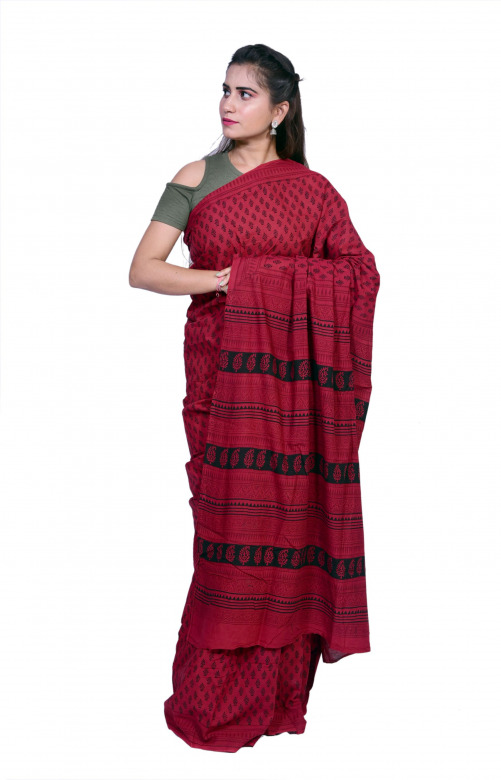 Tribes India Cotton Bagh Saree