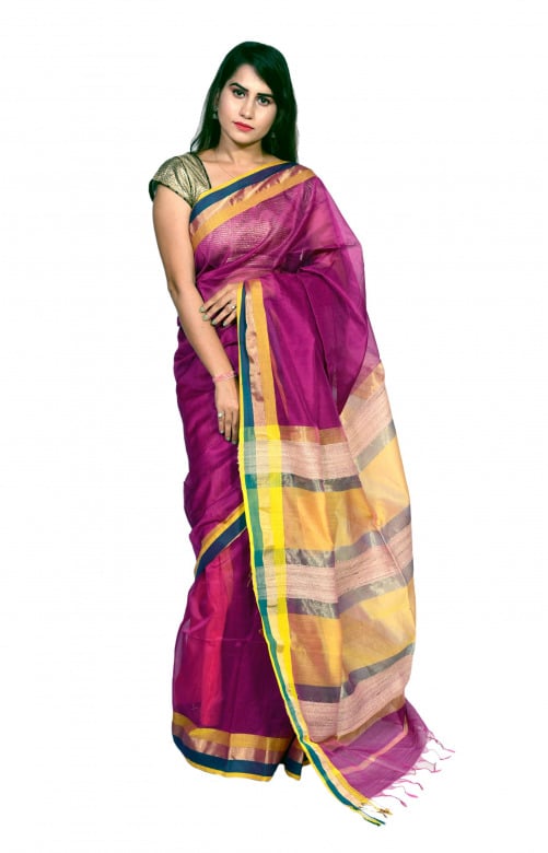 Tribes India Maheshwari Saree