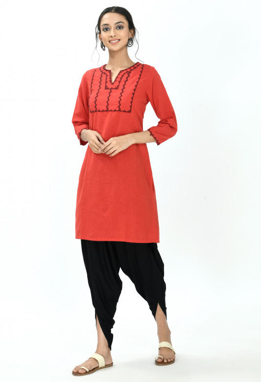 Kurta Long Mangalgiri Checks