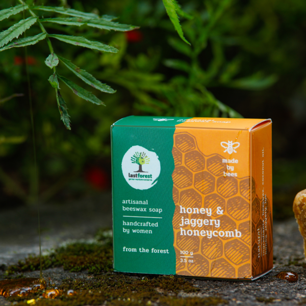 Handmade Beeswax Honey & Jaggery Soap (100 Grams)