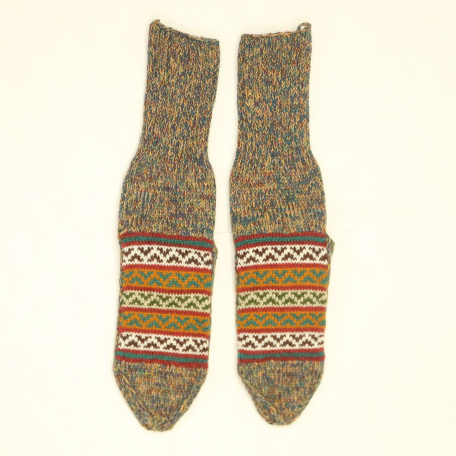Woolen Multicolor Merino Socks