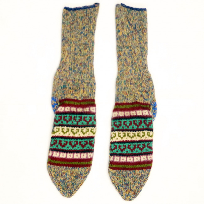 Tribes India Woolen Multicolor Merino Socks