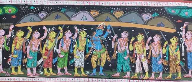 Handmade Multicolor Pattachitra Cloth Painting of Odisha