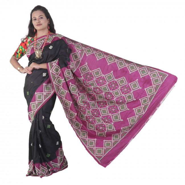 Bishnupuri Kantha Silk