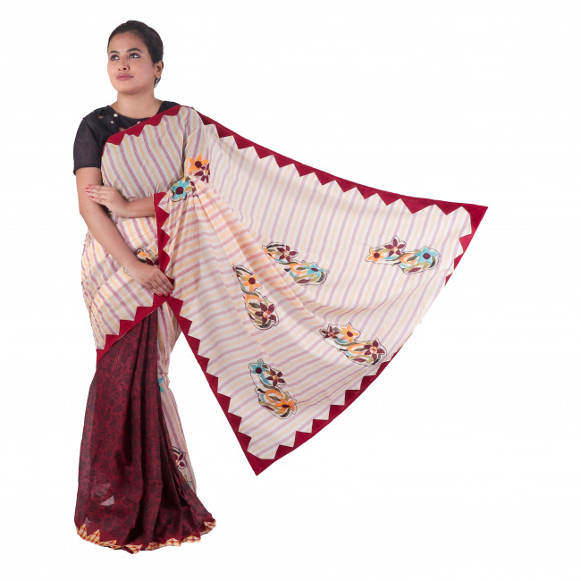Cotton Mix Match Saree