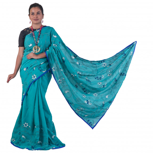 Cotton Kantha Saree