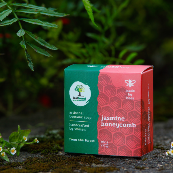 Handmade Beeswax Jasmine Soap (100 Grams)