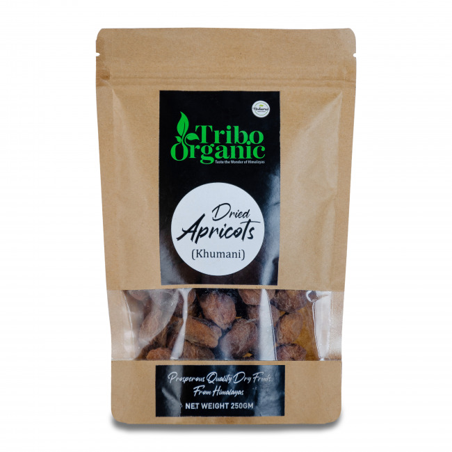 Tribo Organic Dried Apricots (250 Grams)