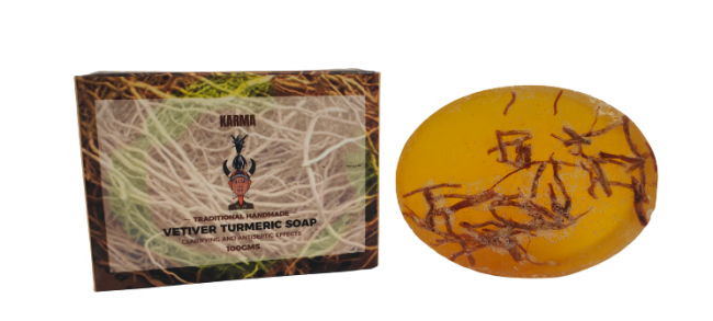 Vetiver Turmeric Soap (100 Grams)