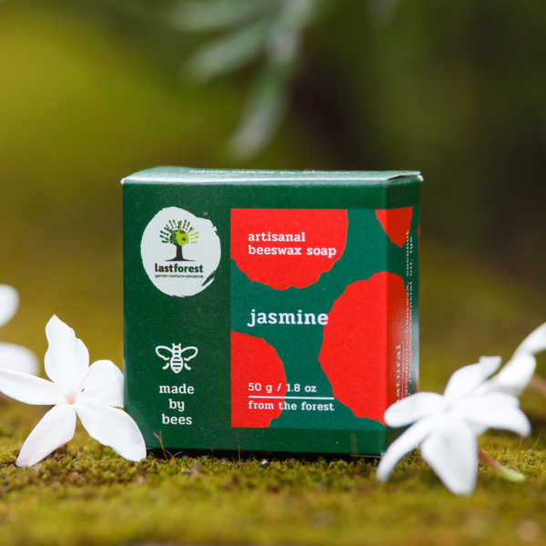 Handmade Beeswax Jasmine Soap (50 Grams)