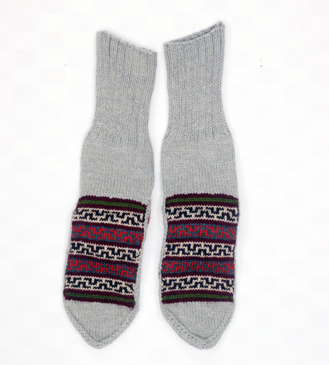 Tribes India Woolen Multicolor Merino Socks