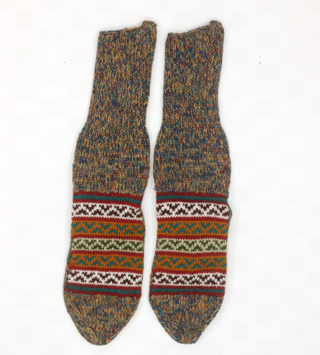 Tribes India Woolen Multicolor Merino Socks