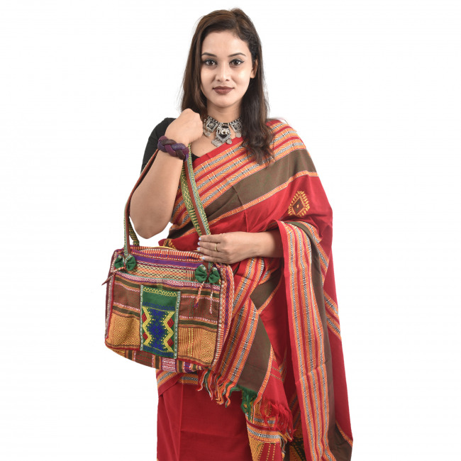 Handmade Traditional Hand Bag from Rabha Tribe of Assam