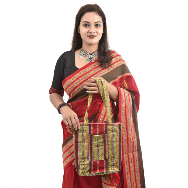 Handmade Traditional Hand Bag from Rabha Tribe of Assam