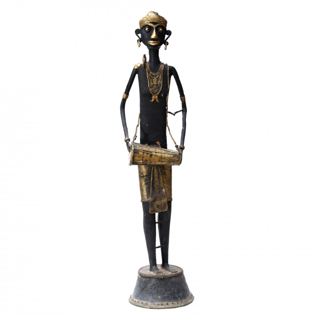 Handcrafted Dhokra Metal Statue
