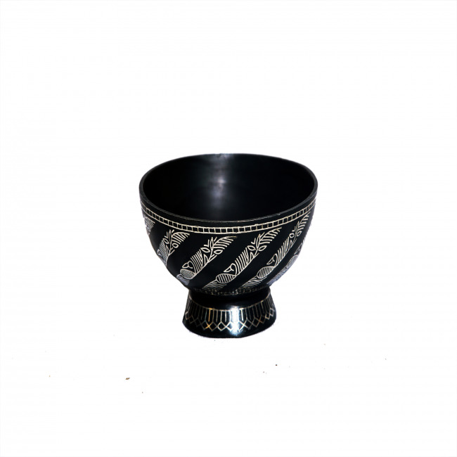 Bidri Bowl – Tarkashi Work | Tribes India
