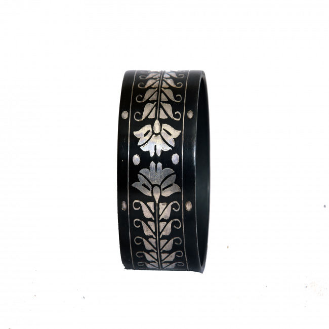 Bidri Broad Bangle Sheet Work