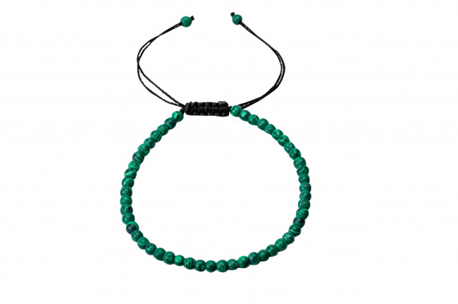 Handmade Green Single Line Bracelet