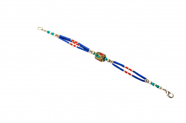 Handmade Multicolor Triple Line Bracelet