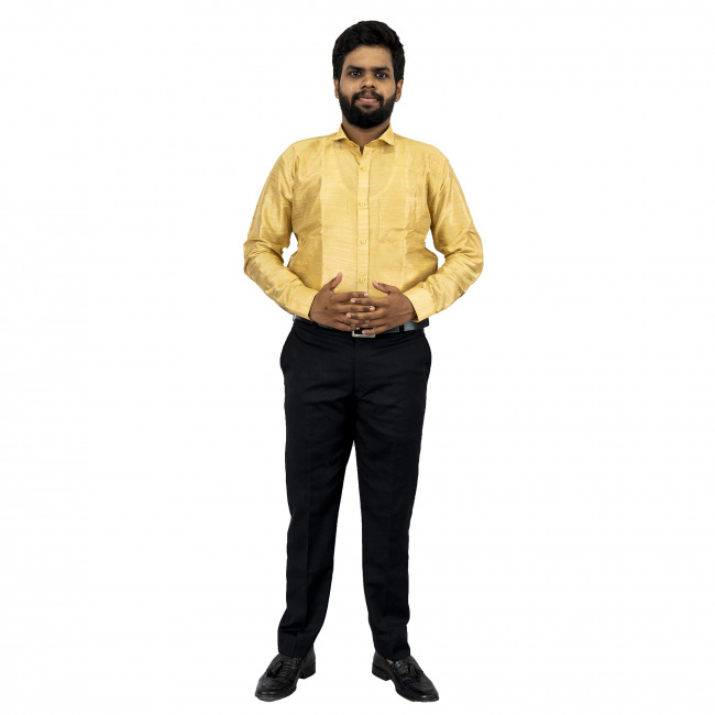 Tribes India White Silk Shirt
