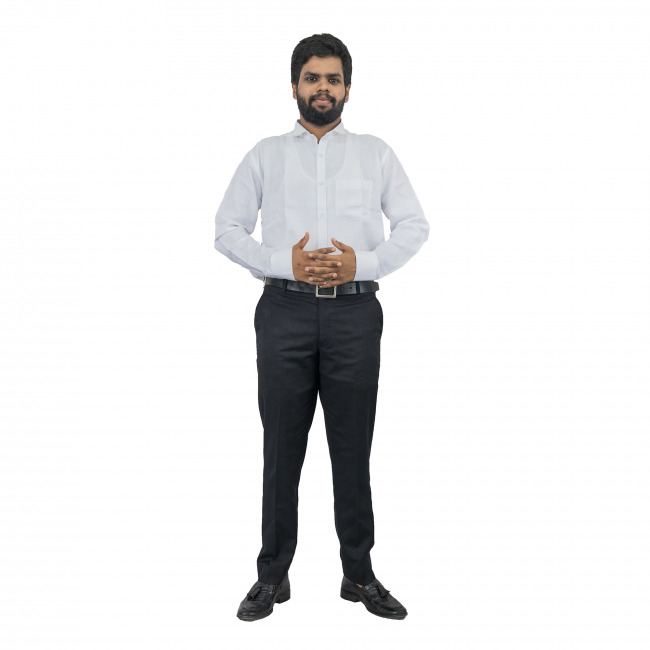 Tribes India White Khadi Shirt