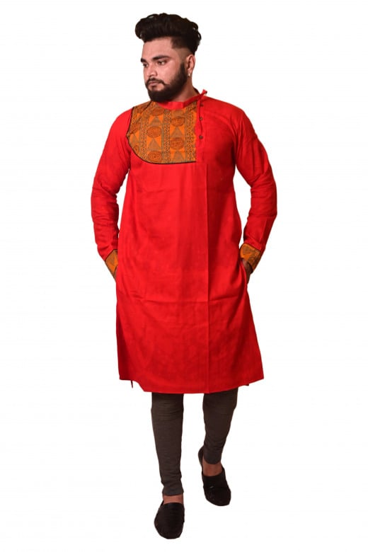 Cotton Stylist Kantha Stitch Kurta