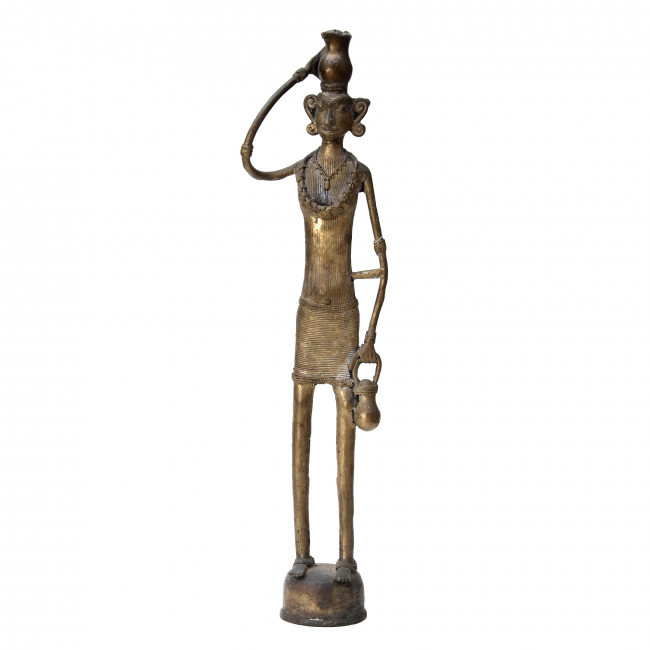 Handcrafted Dhokra Metal Statue