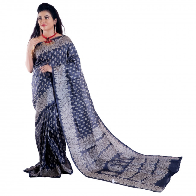 Block Print Saree