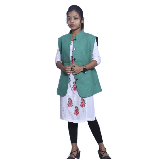 LADIES WAIST COAT PESTING