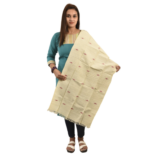 Hand Woven Traditional Stole By Tribal Artisans of Assam