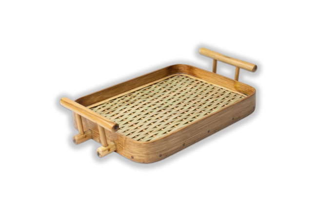 Handwoven Bamboo Tray (Small) (PVTG)