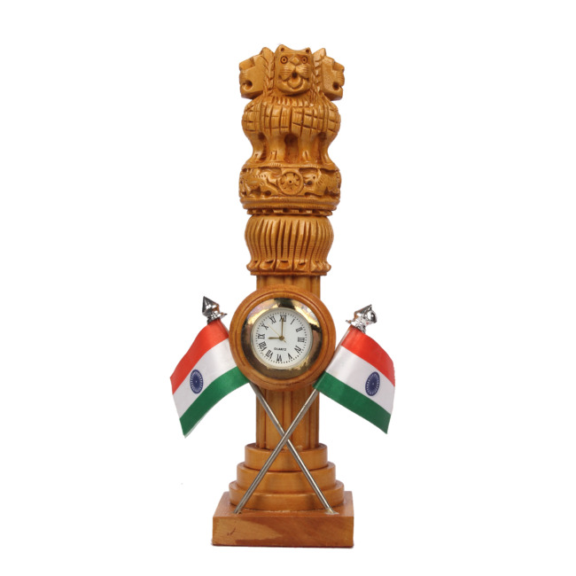 Ashok Stambh With Tri Flag and Watch