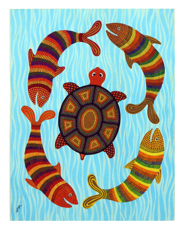 Tribes India Exclusive Hand Made Pithora Paper Painting “ Gujarat