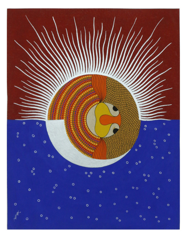 Tribes India Exclusive Hand Made Pithora Paper Painting “ Gujarat