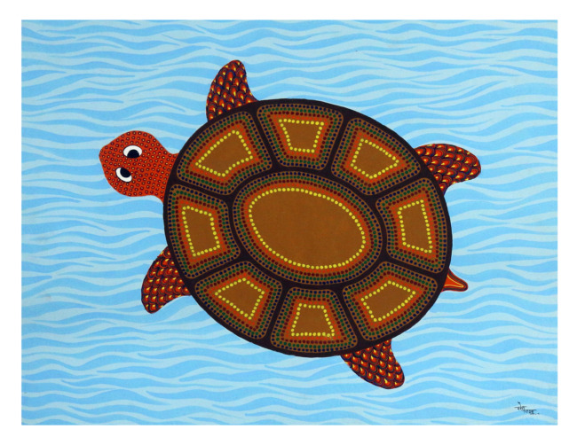 Tribes India Exclusive Hand Made Pithora Paper Painting “ Gujarat