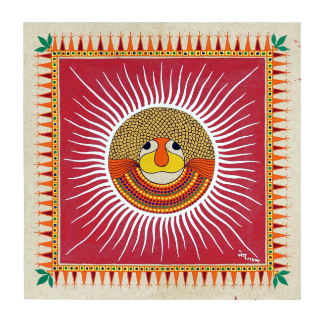 Tribes India Exclusive Hand Made Pithora Paper Painting “ Gujarat