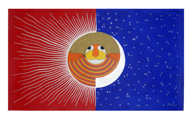 Tribes India Exclusive Hand Made Pithora Canvas Painting “ Gujarat