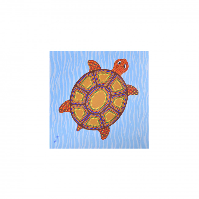 Handmade Pithora on Paper (11x11 cm)