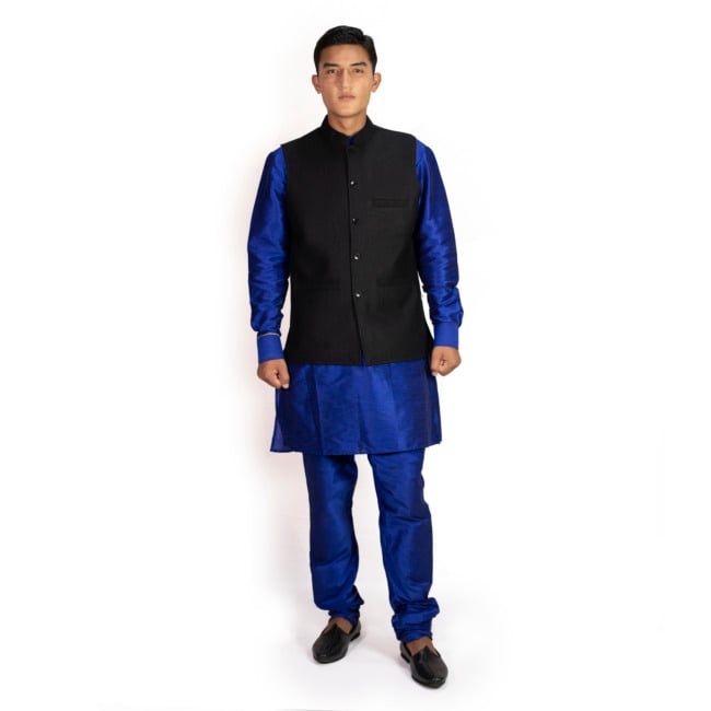 Fine Black Jacket Pasting